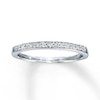 Thumbnail Image 0 of Previously Owned Diamond Anniversary Band 1/8 ct tw Round-cut 10K White Gold - Size 10.25