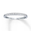 Thumbnail Image 1 of Previously Owned Diamond Anniversary Band 1/8 ct tw Round-cut 10K White Gold Size 10.25