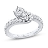 Previously Owned Ever Us Two-Stone Anniversary Ring 2 ct tw Round-cut Diamonds 14K White Gold