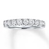 Thumbnail Image 1 of Previously Owned Diamond Wedding Band 1 ct tw Round-cut 14K White Gold - Size 4