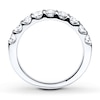 Thumbnail Image 2 of Previously Owned Diamond Wedding Band 1 ct tw Round-cut 14K White Gold - Size 5