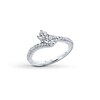 Thumbnail Image 3 of Previously Owned Ever Us Two-Stone Ring 3/4 ct tw Round-cut Diamonds 14K White Gold - Size 9.25
