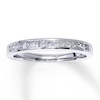 Previously Owned Diamond Wedding Band 1/3 ct tw Princess-cut 14K White Gold