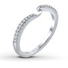 Thumbnail Image 1 of Previously Owned Ever Us Diamond Wedding Band 1/8 ct tw Round-cut 14K White Gold - Size 13.25