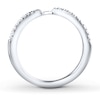 Thumbnail Image 3 of Previously Owned Ever Us Diamond Wedding Band 1/8 ct tw Round-cut 14K White Gold - Size 13.25