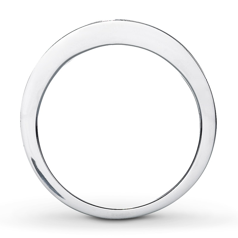 Main Image 2 of Previously Owned Diamond Wedding Band 3/4 ct tw Princess-cut 14K White Gold Size 10.75