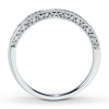 Thumbnail Image 2 of Previously Owned Diamond Wedding Band 1/4 ct tw Round-cut 14K White Gold Size 3.25