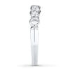 Thumbnail Image 3 of Previously Owned Diamond Anniversary Band 1/2 ct tw Bezel-set 14K White Gold Size 8.5