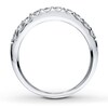 Thumbnail Image 2 of Previously Owned Diamond Wedding Band 1/2 ct tw Round-cut 14K White Gold Size 4.25