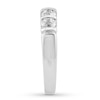 Thumbnail Image 2 of Previously Owned Diamond Anniversary Ring 1 ct tw Round 14K White Gold - Size 10