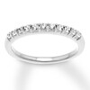 Thumbnail Image 1 of Previously Owned Diamond Anniversary Band 1/4 ct tw Round-cut 14K White Gold - Size 4.25