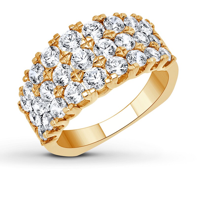 Main Image 1 of Previously Owned Hearts Desire Band 2-1/4 ct tw Diamonds 18K Yellow Gold