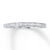 Thumbnail Image 1 of Previously Owned Diamond Wedding Band 1/5 ct tw Round-cut 14K White Gold Size 4.75