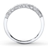 Thumbnail Image 2 of Previously Owned Diamond Wedding Band 1/5 ct tw Round-cut 14K White Gold Size 4.75