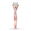 Thumbnail Image 2 of Previously Owned Diamond Engagement Ring 3/4 ct tw Princess-cut 14K Rose Gold - Size 4.25