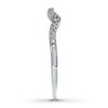 Thumbnail Image 3 of Previously Owned Diamond Wedding Band 1/10 ct tw Round-cut 14K White Gold - Size 4