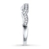 Thumbnail Image 3 of Previously Owned Diamond Wedding Band 1/6 ct tw Round-cut 14K White Gold - Size 11