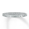 Thumbnail Image 1 of Previously Owned Diamond Wedding Band 1/8 ct tw Round-cut 14K White Gold