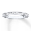 Thumbnail Image 0 of Previously Owned Diamond Wedding Ring 1/4 ct tw Round-cut 14K White Gold - Size 4.5