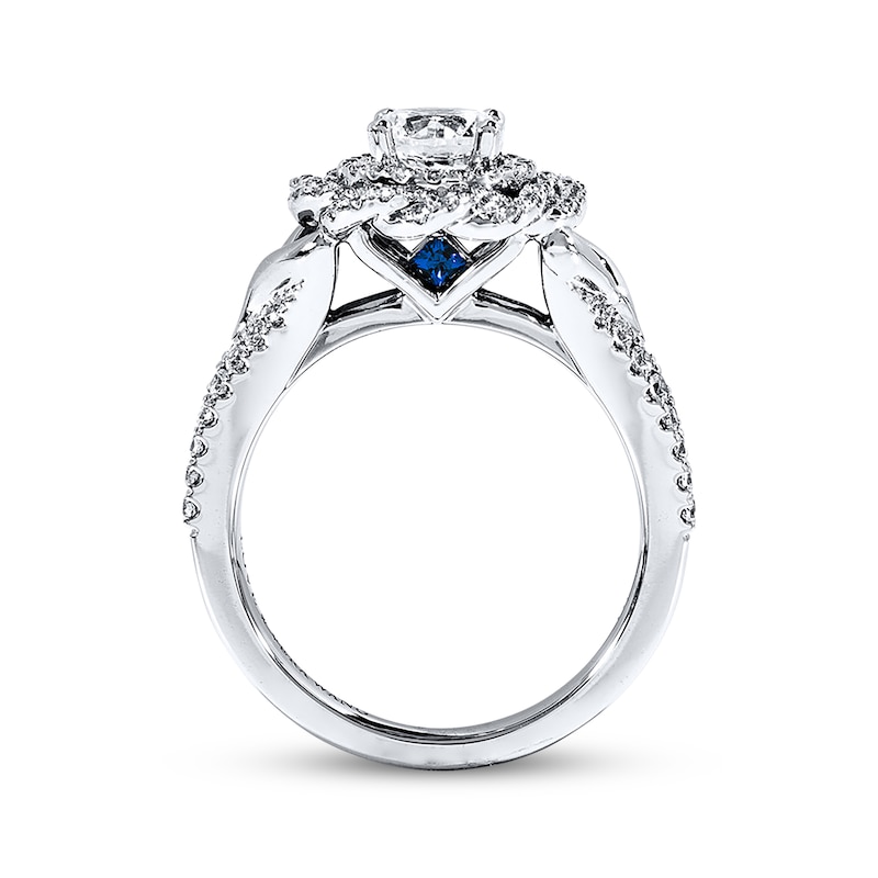 Main Image 3 of Previously Owned Diamond Ring 1-1/5 ct tw Diamonds 14K White Gold - Size 9.75