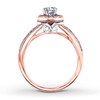 Thumbnail Image 2 of Previously Owned Diamond Engagement Ring 5/8 ct tw Round-cut 14K Two-Tone Gold - Size 4.5