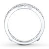 Thumbnail Image 2 of Previously Owned Enhancer Ring 1/4 ct tw Round-cut Diamonds 14K White Gold - Size 4.5