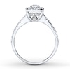 Thumbnail Image 2 of Previously Owned Diamond Engagement Ring 5/8 ct tw Round-cut 14K White Gold - Size 3.5