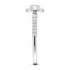 Thumbnail Image 1 of Previously Owned Diamond Engagement Ring 3/8 ct tw Round-cut 10K White Gold