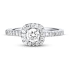 Thumbnail Image 3 of Previously Owned Diamond Engagement Ring 3/8 ct tw Round-cut 10K White Gold