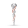 Thumbnail Image 3 of Previously Owned Neil Lane Engagement Ring 1/2 ct tw Round-cut Diamonds 14K Two-Tone Gold - Size 4.5