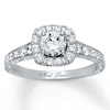 Thumbnail Image 1 of Previously Owned Neil Lane Engagement Ring 1-1/6 ct tw Round-cut Diamonds 14K White Gold Size 5