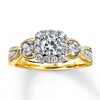 Previously Owned Diamond Engagement Ring 1 ct tw Round-cut 14K Yellow Gold