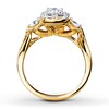 Previously Owned Diamond Engagement Ring 1 ct tw Round-cut 14K Yellow Gold