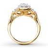 Thumbnail Image 2 of Previously Owned Diamond Engagement Ring 1 ct tw Round-cut 14K Yellow Gold - Size 8.25
