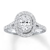 Thumbnail Image 0 of Previously Owned Neil Lane Engagement Ring 1 ct tw Round-cut Diamonds 14K White Gold - Size 4