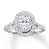 Thumbnail Image 1 of Previously Owned Neil Lane Engagement Ring 1 ct tw Round-cut Diamonds 14K White Gold - Size 4