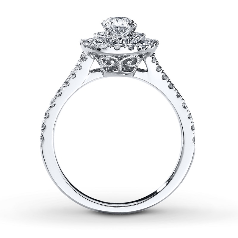 Main Image 2 of Previously Owned Neil Lane Engagement Ring 1 ct tw Round-cut Diamonds 14K White Gold - Size 4