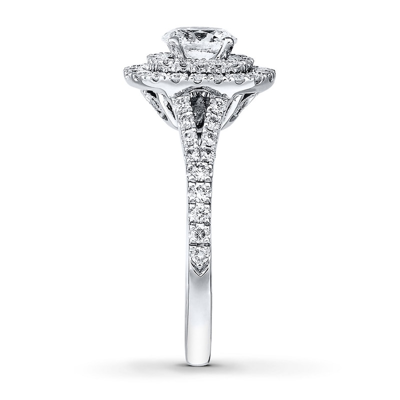 Main Image 3 of Previously Owned Neil Lane Engagement Ring 1 ct tw Round-cut Diamonds 14K White Gold - Size 4