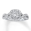 Thumbnail Image 0 of Previously Owned Neil Lane Engagement Ring 7/8 ct tw Round-cut Diamonds 14K White Gold - Size 8.5