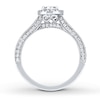 Thumbnail Image 2 of Previously Owned Neil Lane Engagement Ring 1-3/8 ct tw Oval & Round-cut 14K White Gold - Size 4.5