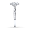 Thumbnail Image 3 of Previously Owned Neil Lane Engagement Ring 1-3/8 ct tw Oval & Round-cut 14K White Gold - Size 4.5