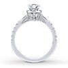 Thumbnail Image 1 of Previously Owned Neil Lane Engagement Ring 1-1/4 ct tw Round & Baguette-cut Diamonds 14K White Gold - Size 6