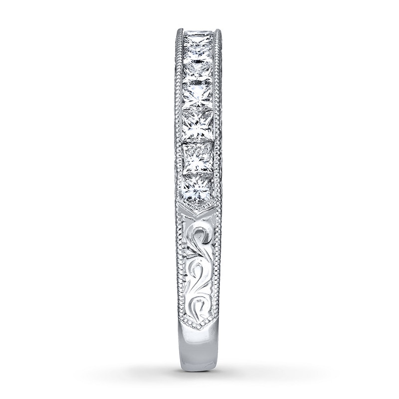 Main Image 3 of Previously Owned Neil Lane Wedding Band 3/4 ct tw Round-cut Diamonds 14K White Gold - Size 9
