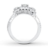 Previously Owned Neil Lane Engagement Ring 1-3/4 ct tw Round-cut Diamonds 14K White Gold