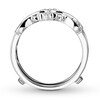 Thumbnail Image 2 of Previously Owned Diamond Insert Ring 1/4 ct tw Round-cut 14K White Gold Size 5