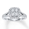 Previously Owned Diamond Engagement Ring 1 ct tw Round-cut 14K White Gold