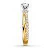 Thumbnail Image 2 of Previously Owned Angel Sanchez Ring 1 ct tw Round-cut Diamonds 14K Two-Tone Gold - Size 8.25
