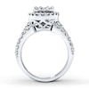 Previously Owned Diamond Bridal Set 2 ct tw Round-cut 14K White Gold