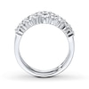 Previously Owned Leo Diamond Enhancer Ring 1 ct tw Round-cut 14K White Gold