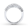 Thumbnail Image 2 of Previously Owned Leo Diamond Enhancer Ring 1 ct tw Round-cut 14K White Gold - Size 10